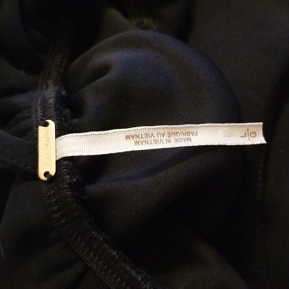 Free People Runaway Black Sleevless Knit Mini Dress Size Large - Picture 16 of 16